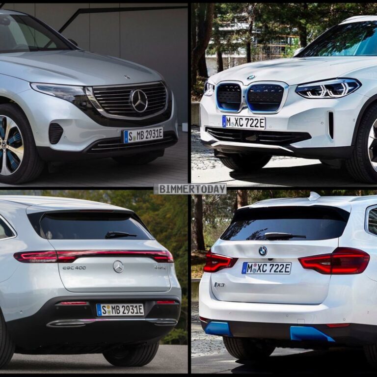 Photo Comparison: BMW iX3 vs Mercedes-Benz EQC