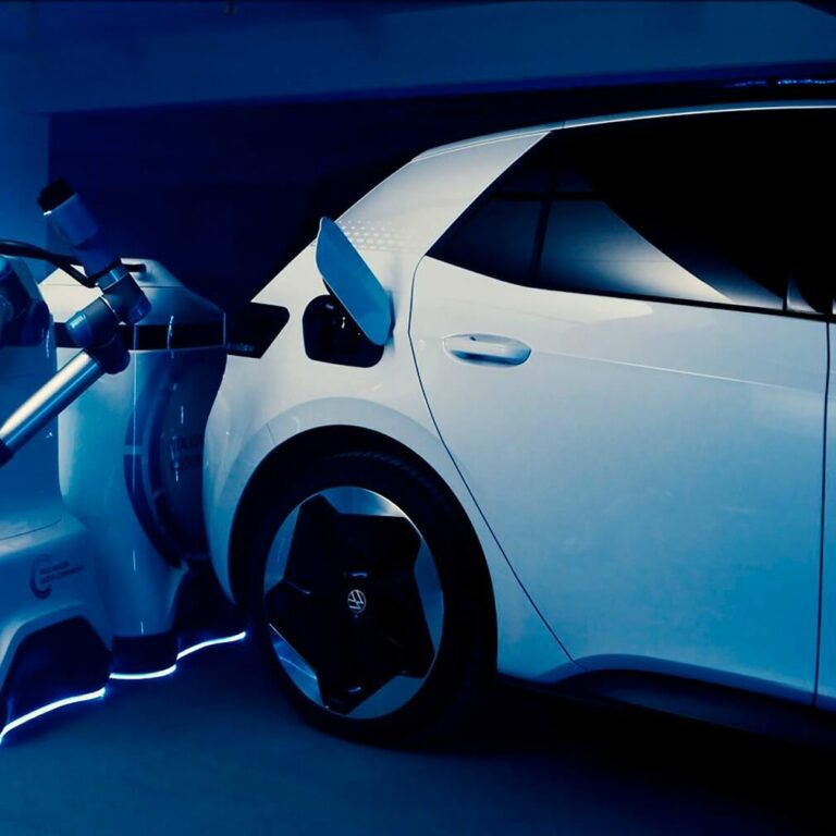 Volkswagen reveals autonomous mobile charging robot for EVs