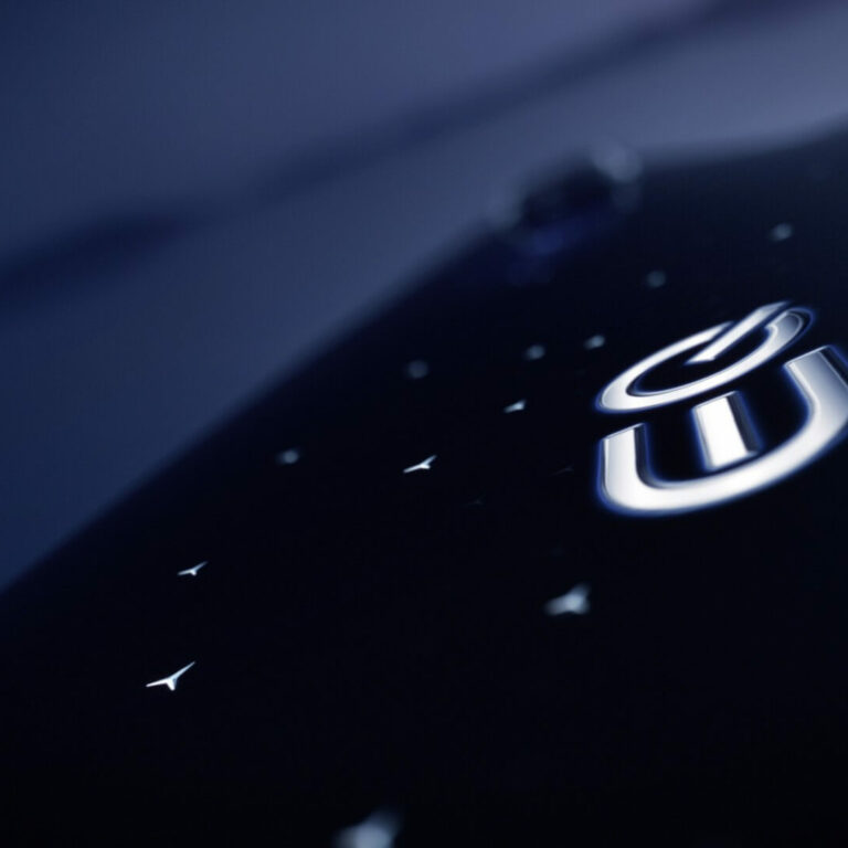 Mercedes MBUX Hyperscreen teaser video previews ultra-wide display
