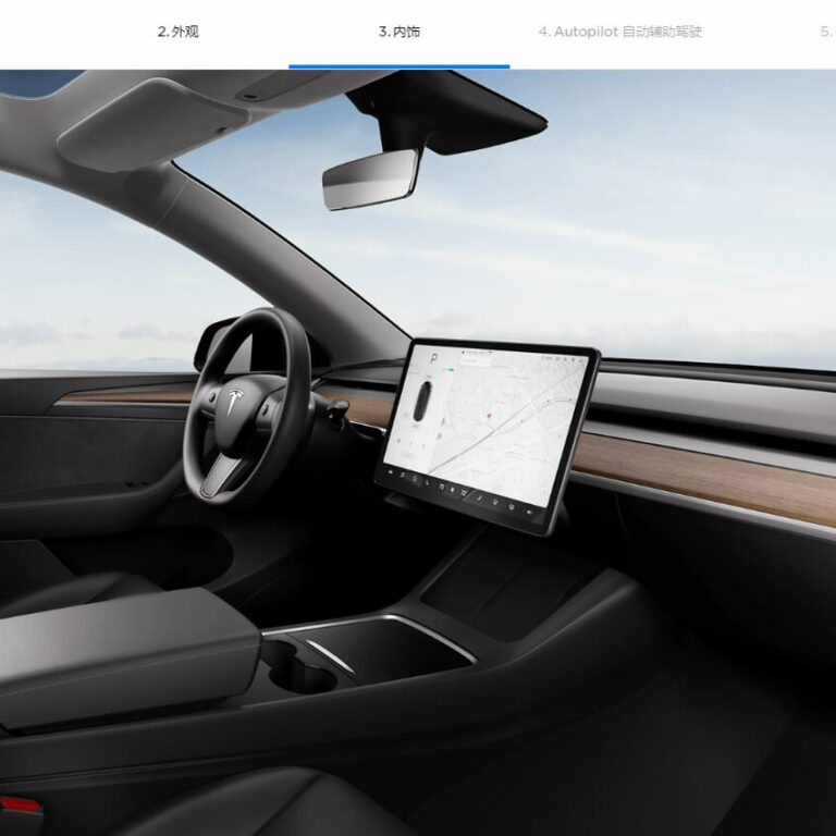 2021 Tesla Model Y revealed for China with updated interior design