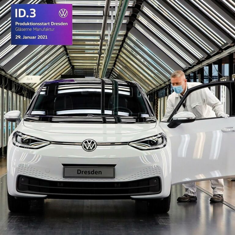 Volkswagen ID.3 enters production at Dresden plant in Germany