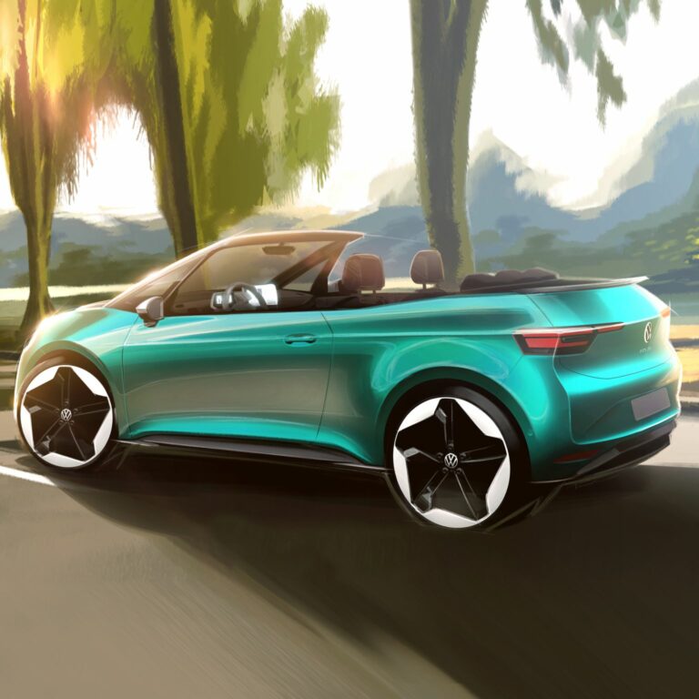 Volkswagen ID.3 convertible under consideration, only a sketch for now