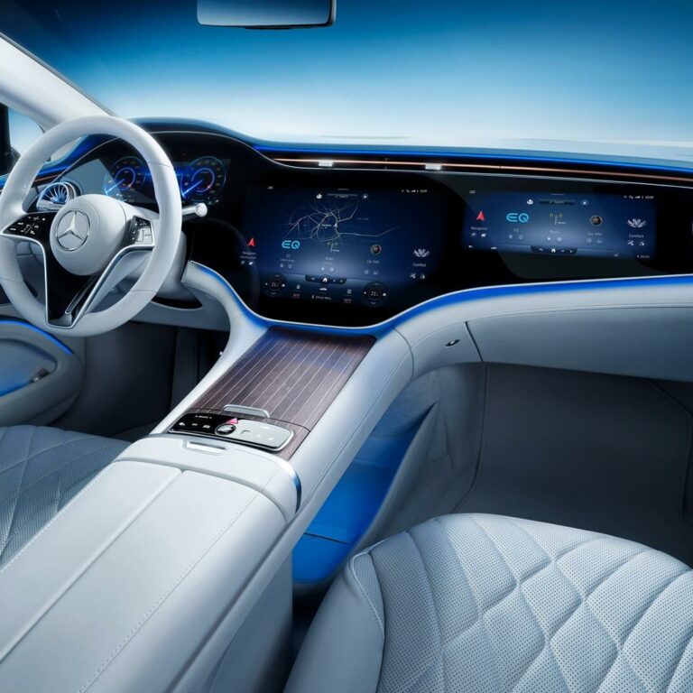 2022 Mercedes EQS interior officially revealed with avant-garde design