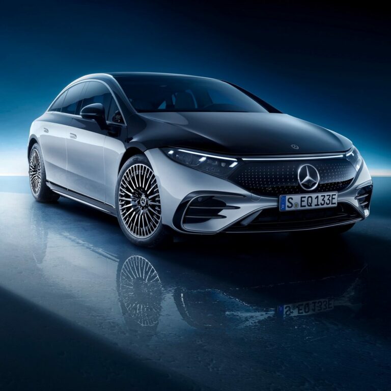 Mercedes-AMG EQS performance electric sedan spied with minimal camo