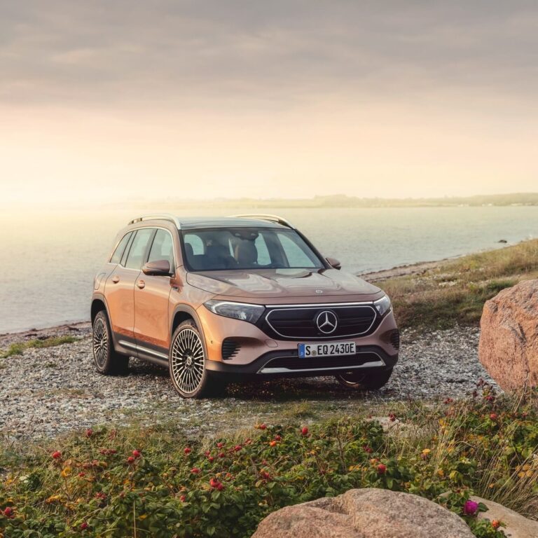Mercedes EQB electric crossover debuts with seven seats and boxy design