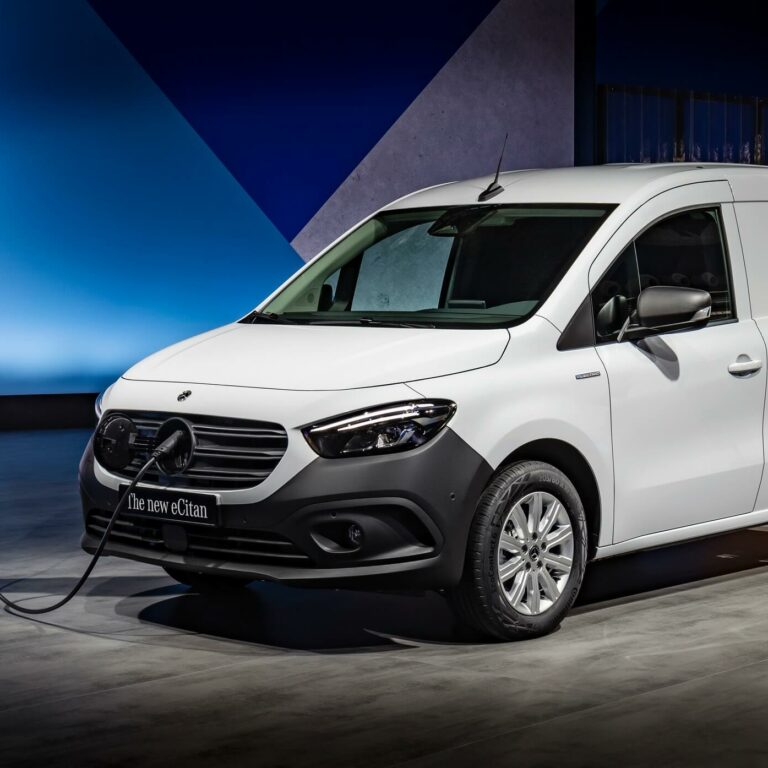 2022 Mercedes eCitan electric van revealed with 285 kilometers of range
