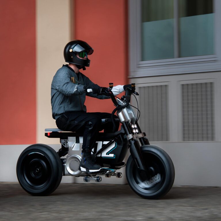 BMW Motorrad Concept CE 02 is a futuristic electric mini-bike