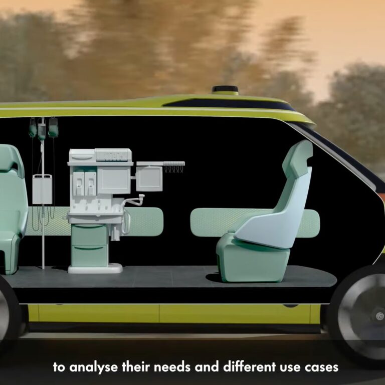 Volkswagen ID Buzz previewed as electric autonomous ambulance