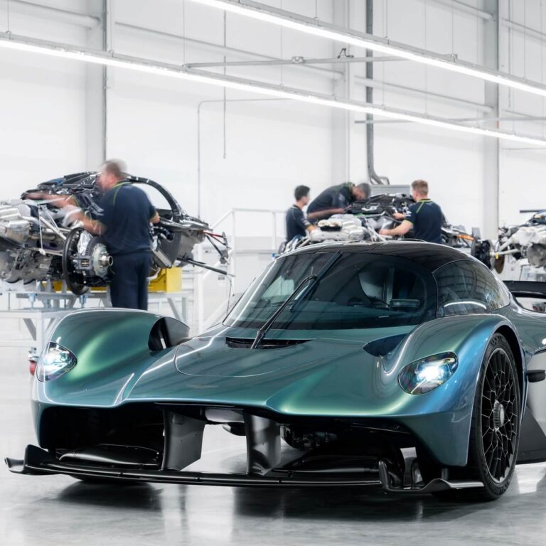 Aston Martin Valkyrie hybrid hypercar finally enters production