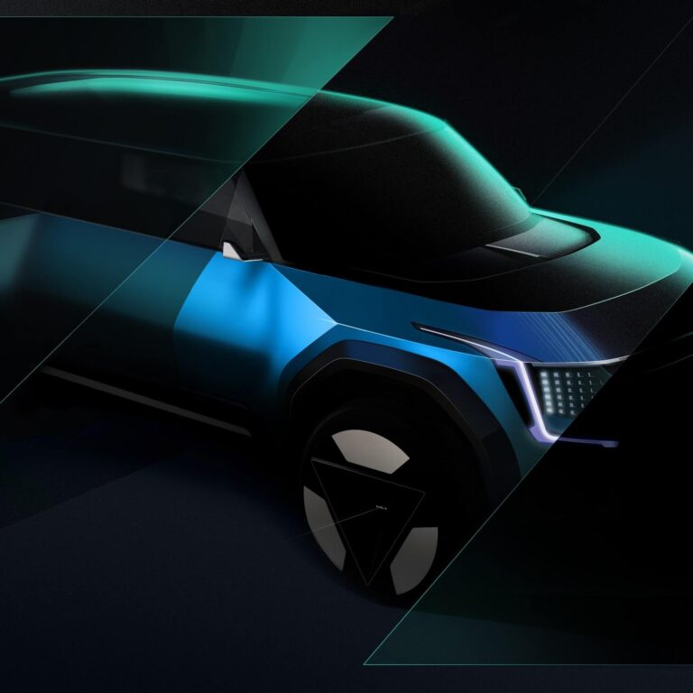 Kia Concept EV9 new teasers show avantgarde exterior, modern cabin