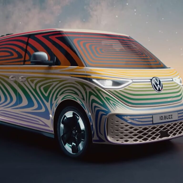 Volkswagen ID. Buzz production version teased during ID.5 premiere