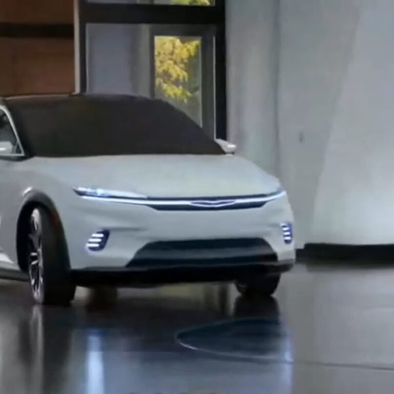 Chrysler Airflow electric crossover teased during Stellantis Software Day