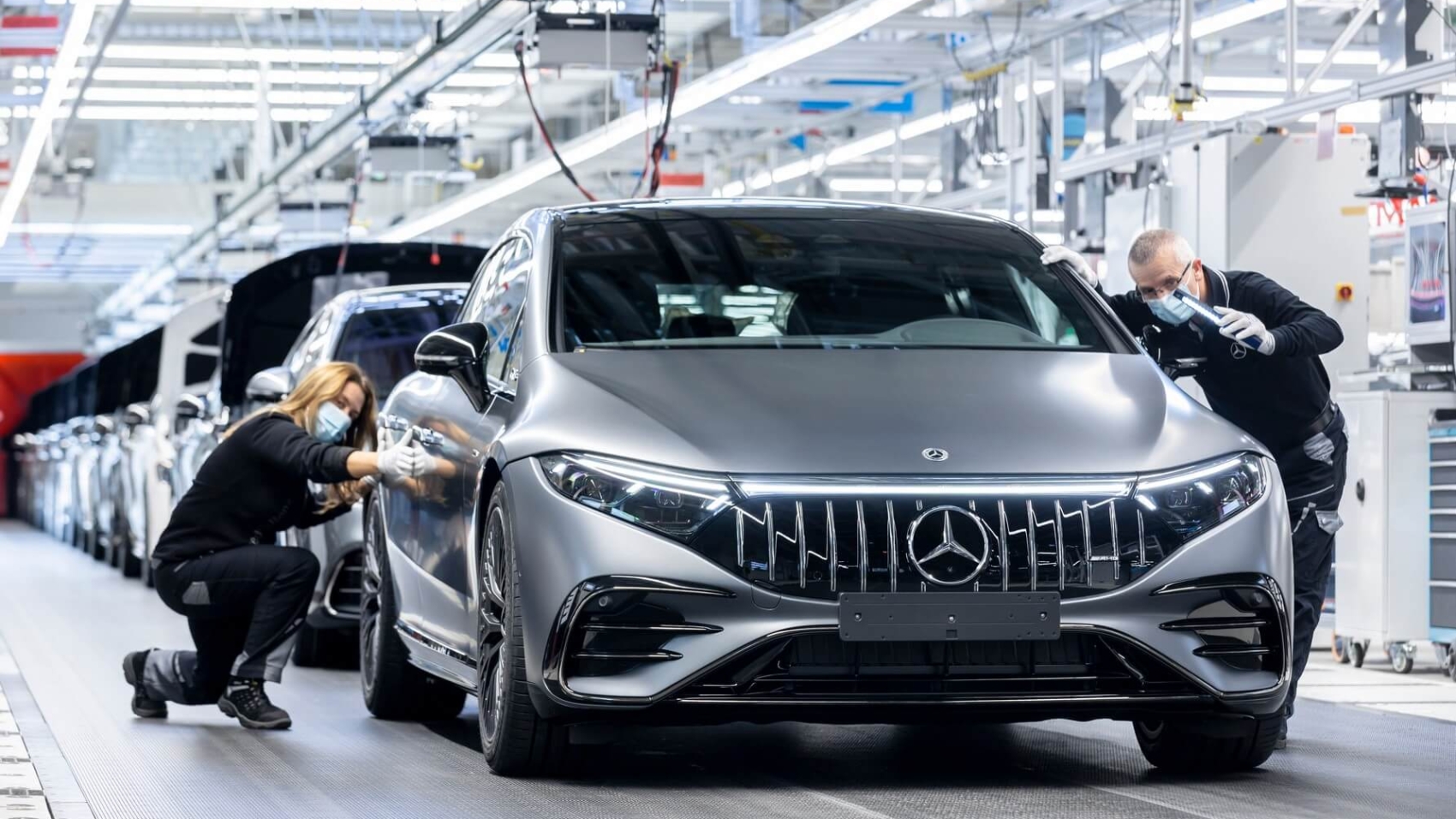 2022 Mercedes-AMG EQS 53 enters production