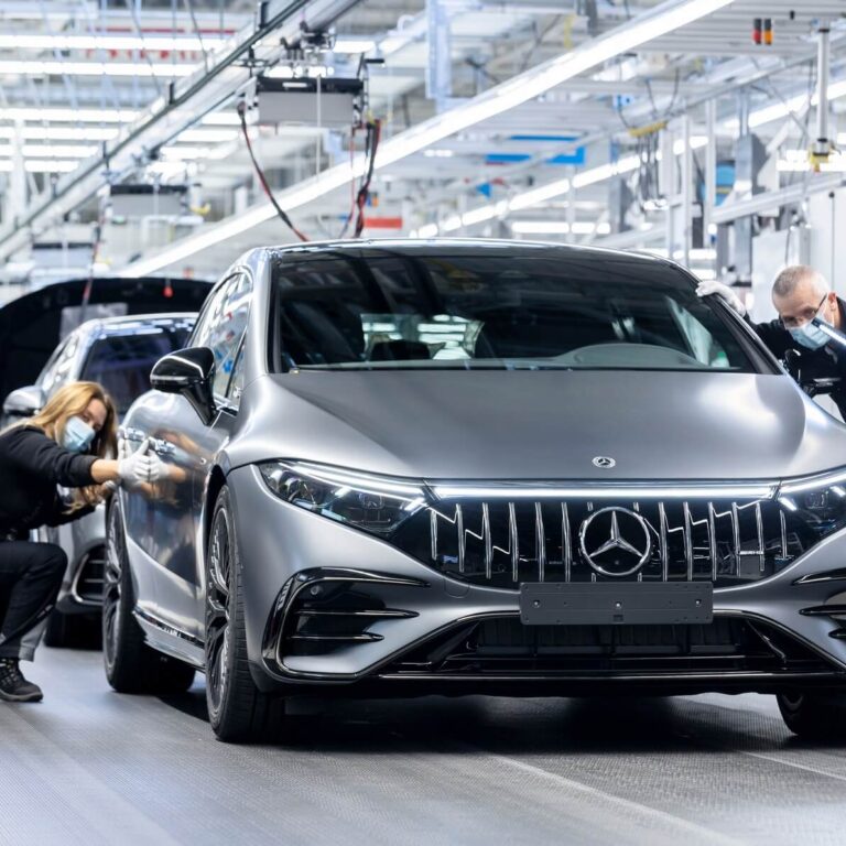 Mercedes-AMG EQS 53 enters production as first electric AMG sedan