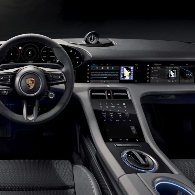 Porsche Taycan gets new infotainment with wireless Android Auto