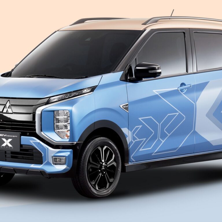 Mitsubishi electric kei car previewed by K-EV concept X Style